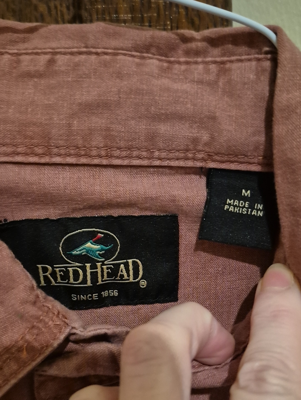Red Head Button Up - Picture 2 of 2